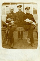 Bernhard Feldhaus (M) im 1. Weltkrieg