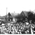 Feier am Kriegerdenkmal im sogenannten  3. Reich